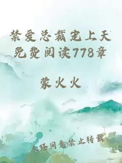 禁爱总裁宠上天免费阅读778章