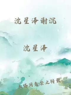 沈星泽谢沉